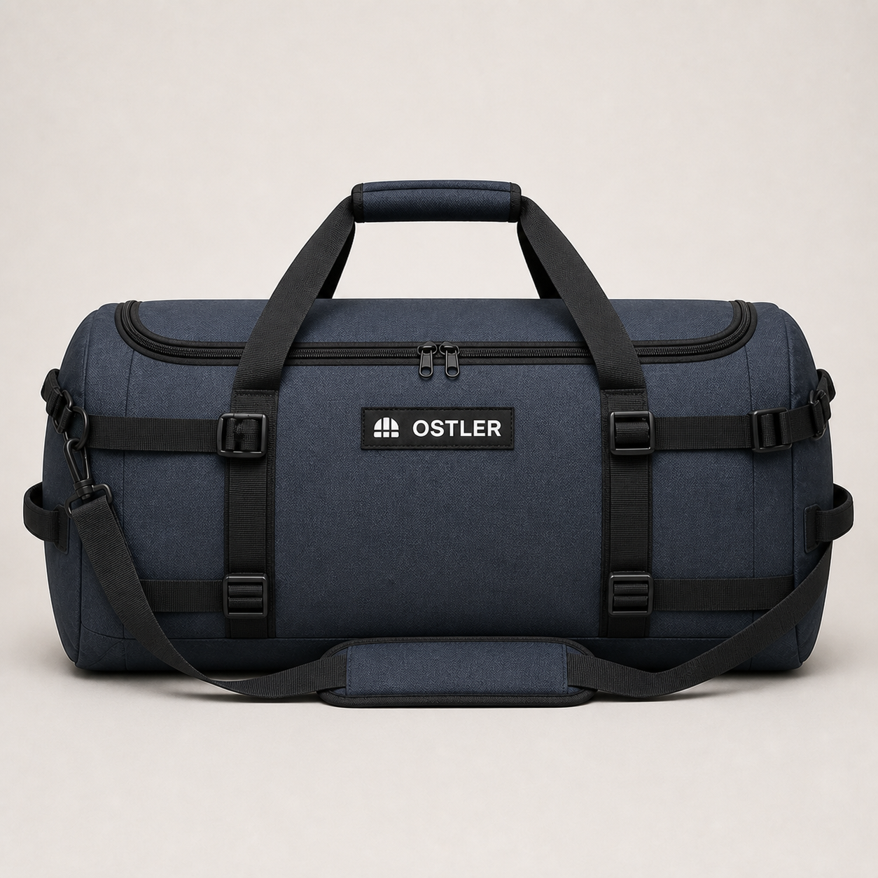 Haul Gear Duffel 60L in Slate, front view