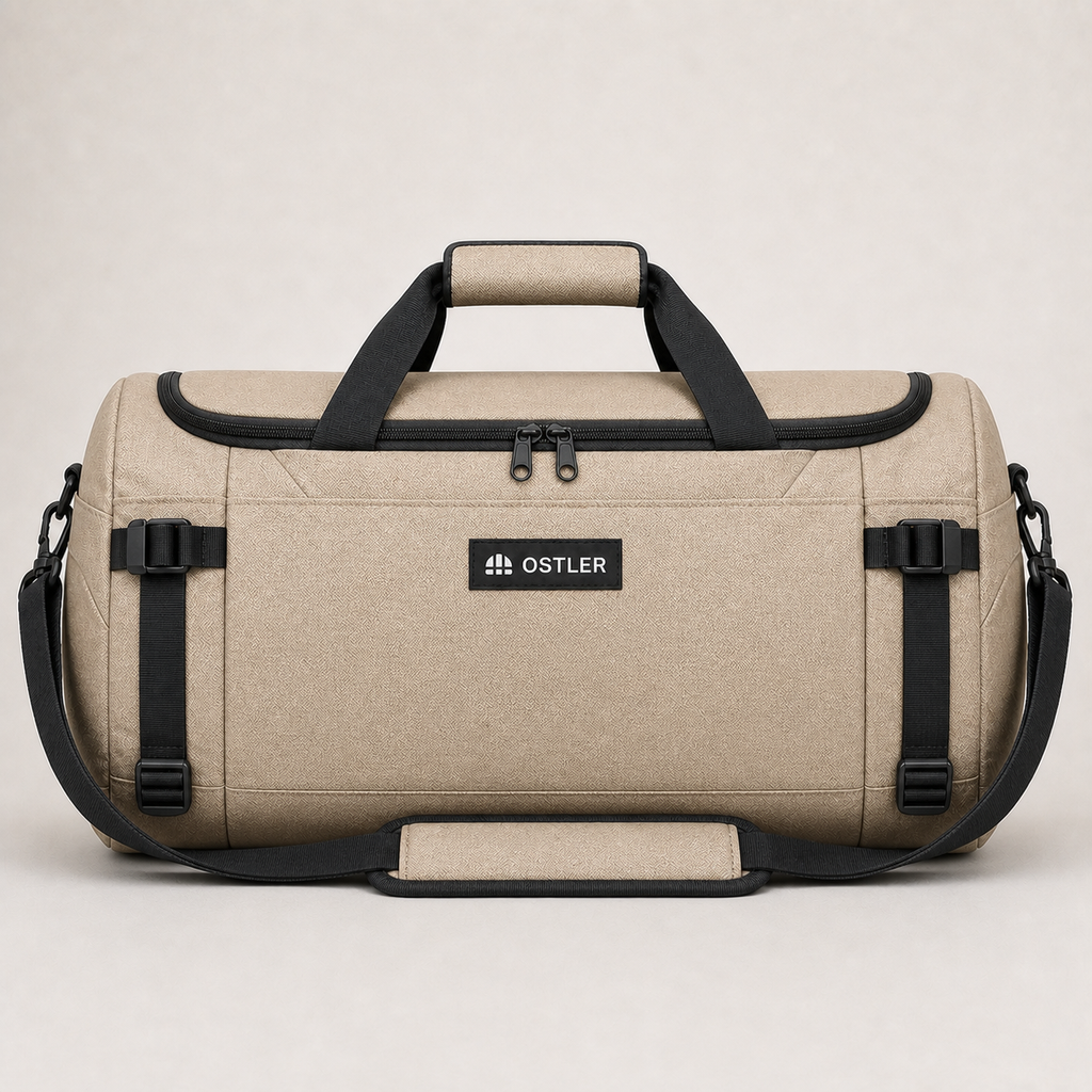 Haul Weekender Duffel 40L in Sand, front view