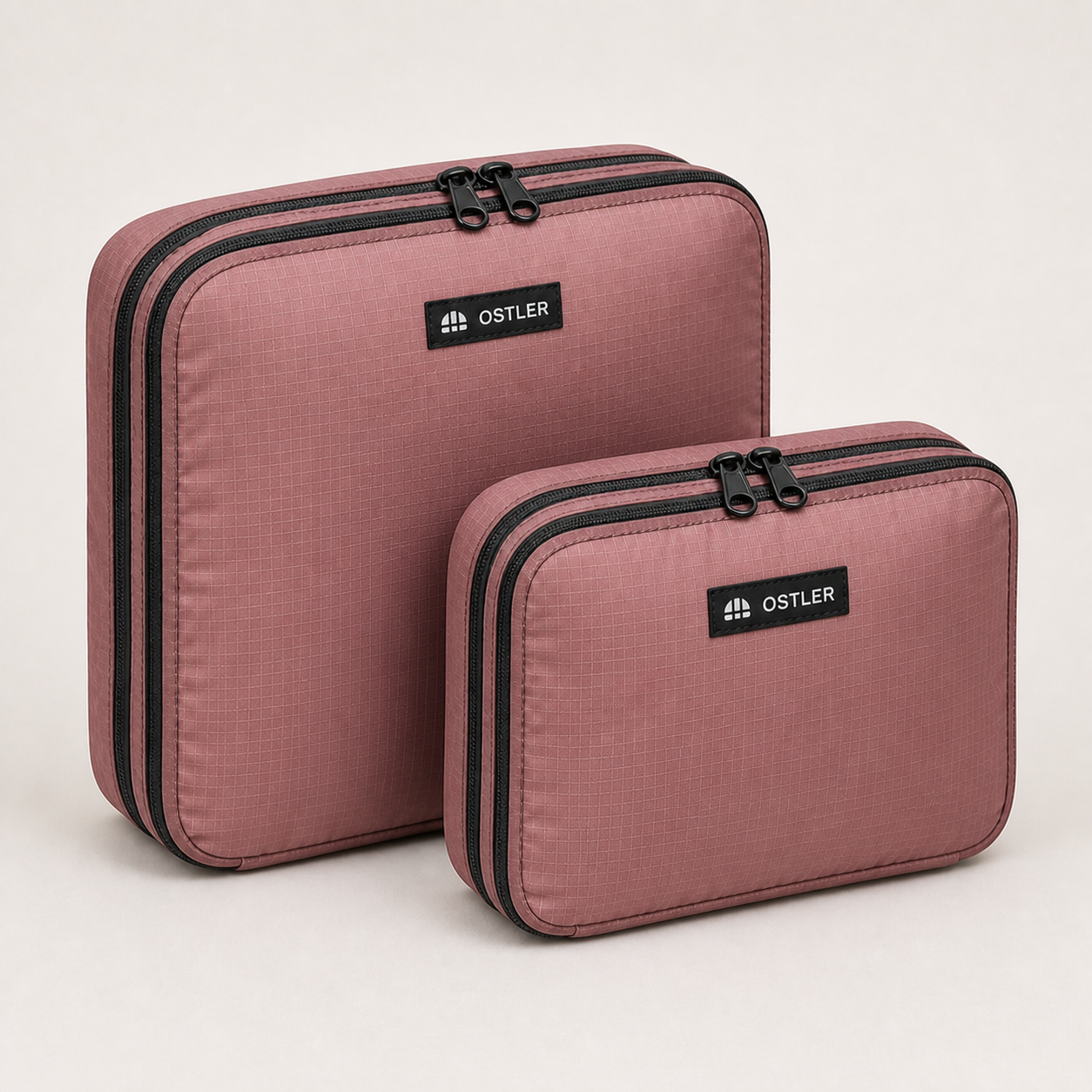 Kit Compression Cube Set (2) in Rosewood, three-quarter view