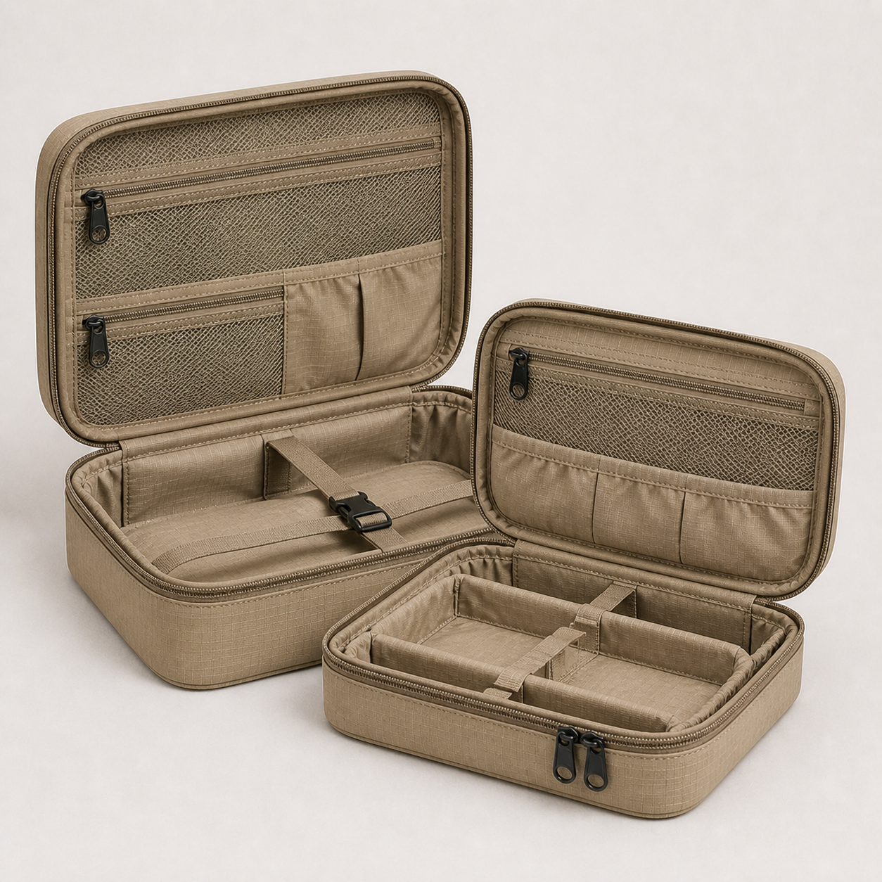 Kit Compression Cube Set (2) in Sand, open view