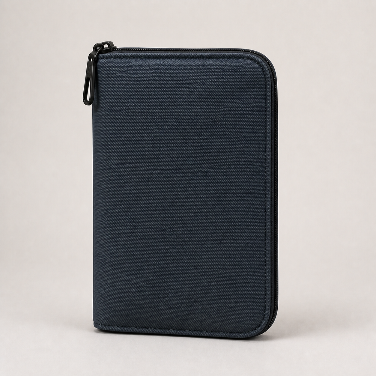 Kit Document Wallet in Slate, front view