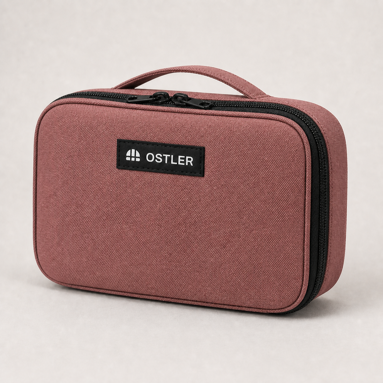 Kit Tech Pouch 2L in Rosewood, three-quarter view
