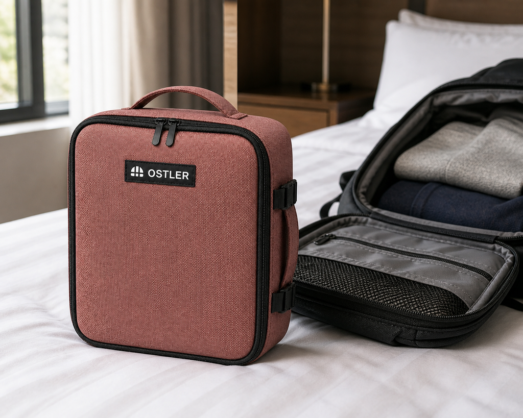 Kit Toiletry Kit 3L in Rosewood, lifestyle view