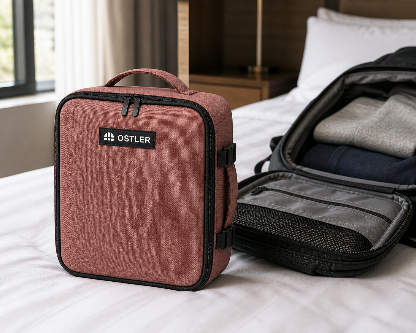 Kit Toiletry Kit 3L in Rosewood, lifestyle view