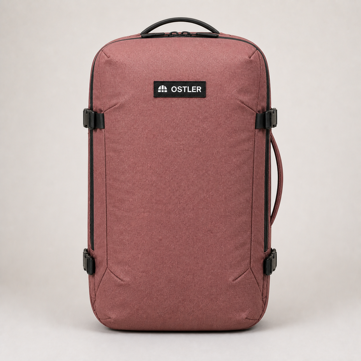 Transit Travel Pack 35L in Rosewood, front view