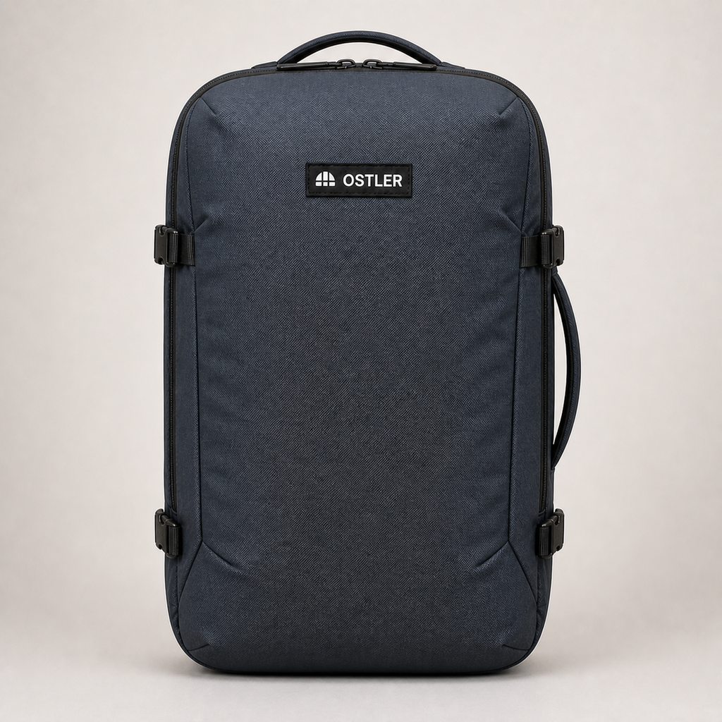 Transit Travel Pack 45L in Slate, front view